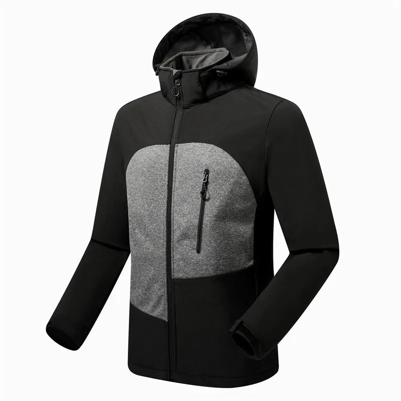 Флисовые куртки для мужчин, водонепроницаемая ветронепроницаемая ветровка, лыжное пальто, теплая одежда для горных лыж, куртки для походов, охоты, 2XL