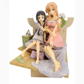 

Anime Sword Art Online Asuna and Yui Vignette PVC Action Figure Anime Figure ollectible Model Toy 20.5cm