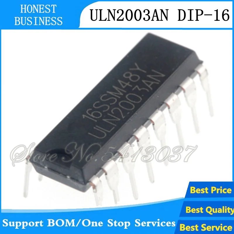 50 шт.-200 шт./партия ULN2003 2003 ULN2003AN ULN2003A ULN2003APG DIP IC DIP-16