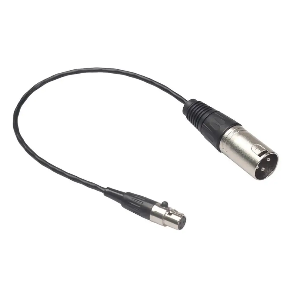Mini XLR 3 Pin Female To 3 Pin видео Кабель-адаптер мужской/женский для Blackmagic Pocket cinema 4K камера аудио линия
