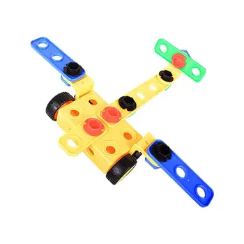 

Children Learn Educational Toys Set Up Various Building Parts To Build A Car Fun Early Learn Building Blocks Toys For Children
