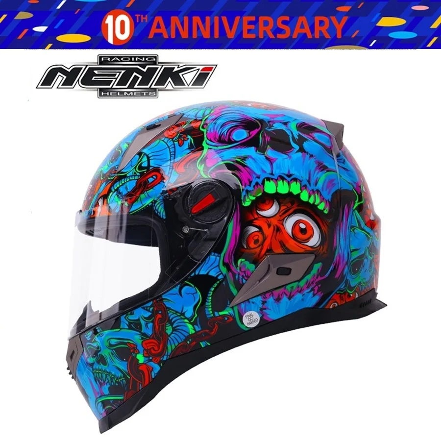 Бесплатная доставка 1 шт. NENKI ABS ECE мотоциклетный шлем для мотокросса casqueiro
