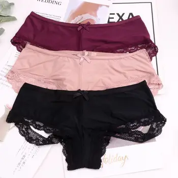 

Temptation Lace Edge T Back Hollow Out Panties Women Seamless Sexy Underwear Erotic Transparent Briefs Lingerie