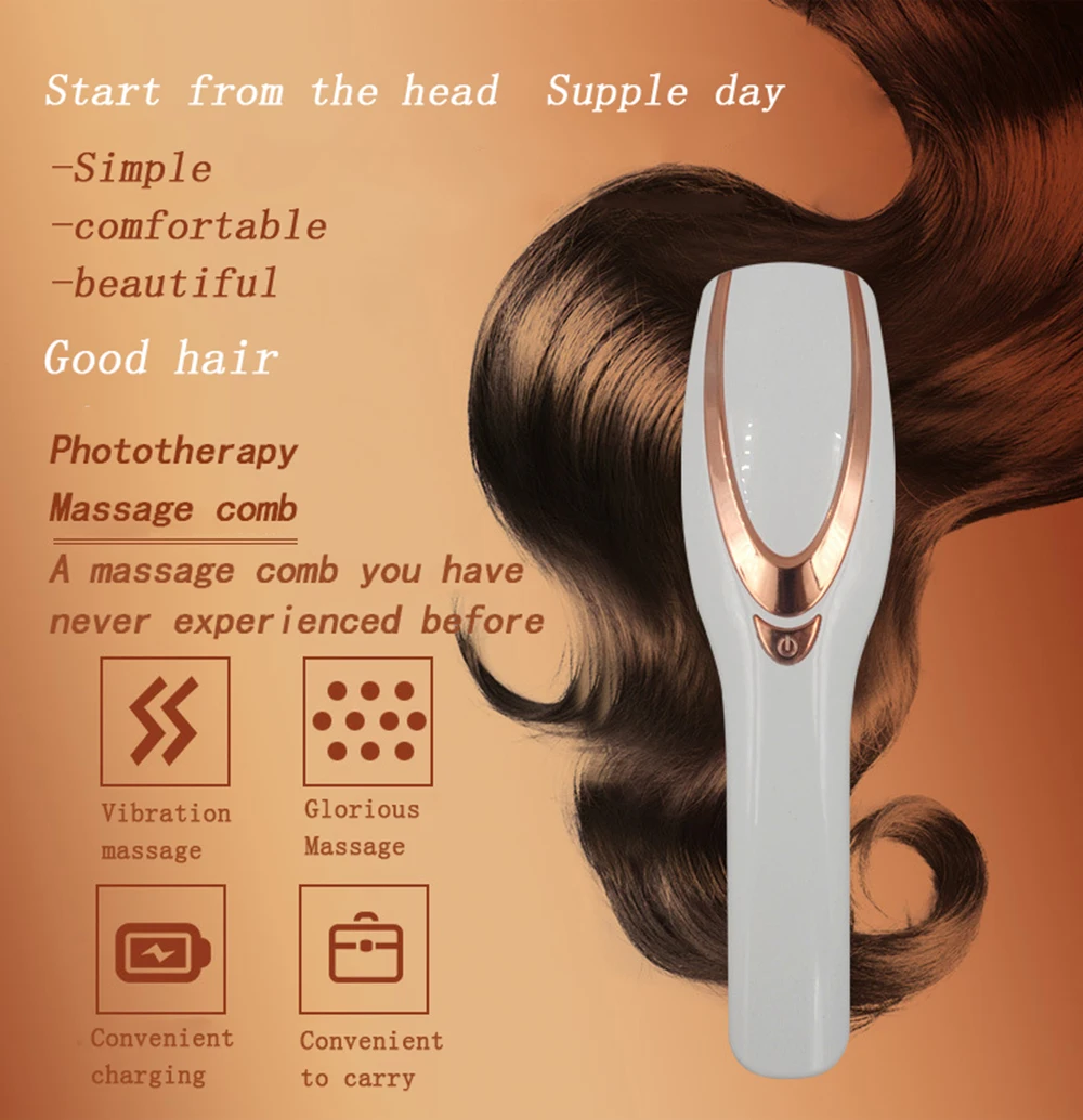 Расческа для роста волос лазерное оборудование лечения выпадения расческа