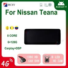 

HCXV Android Car Radio For Nissan Teana 12.3’’ Carplay Car DVD Multimedia Player Auto Speakers GPS Navigation Stereo Car Radio