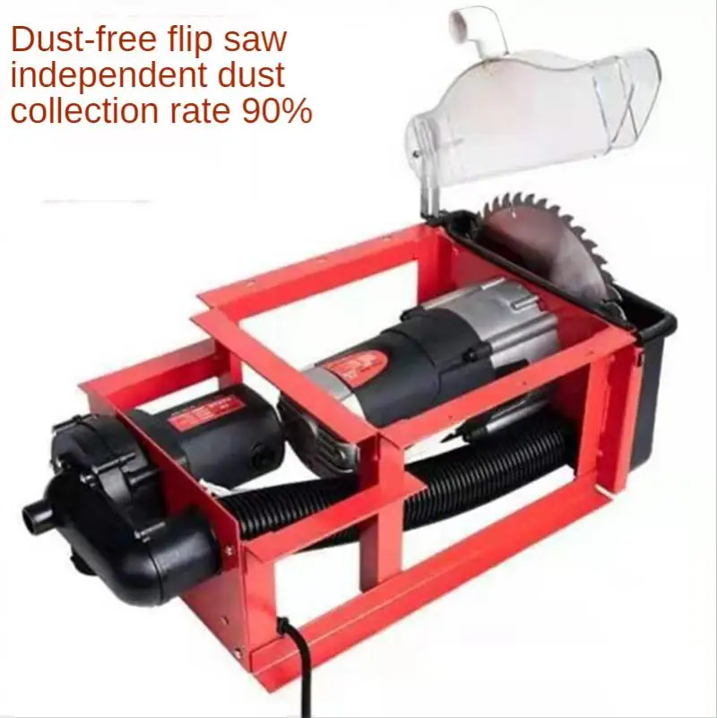 

9 Inches Woodworking Dust-Free Saw Electric Small Table Saw Flip Saw Gypsum Board Dust-Free Cutting Machine