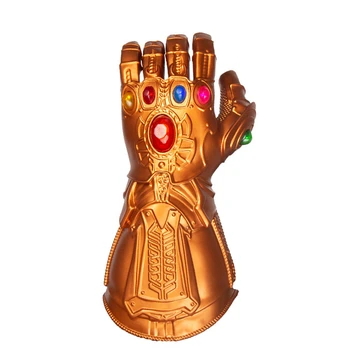 

Thanos Infinity Light Gauntlet Superhero Cosplay Gloves LED Adult Halloween Costume Props