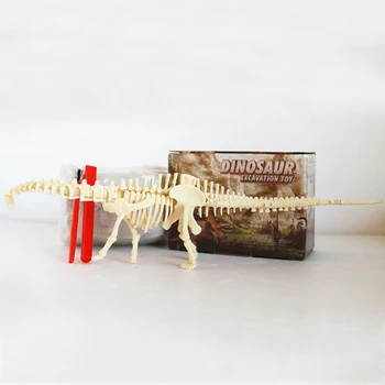 

Educational Toys DIY Kids Learning Triceratops Children Gift Science Dinosaur Excavation Kit Assembly Model Building Digging Up