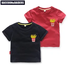 Детская одежда в Корейском стиле; детская летняя футболка с рисунком; короткий рукав; детская одежда; Сеть 2