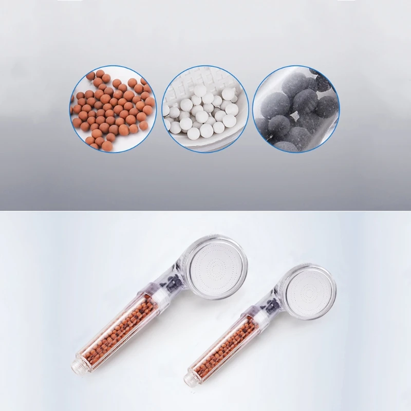 

3Bags Energising Filter Beads For Bathroom Handheld Water-saving Shower SPA Tool