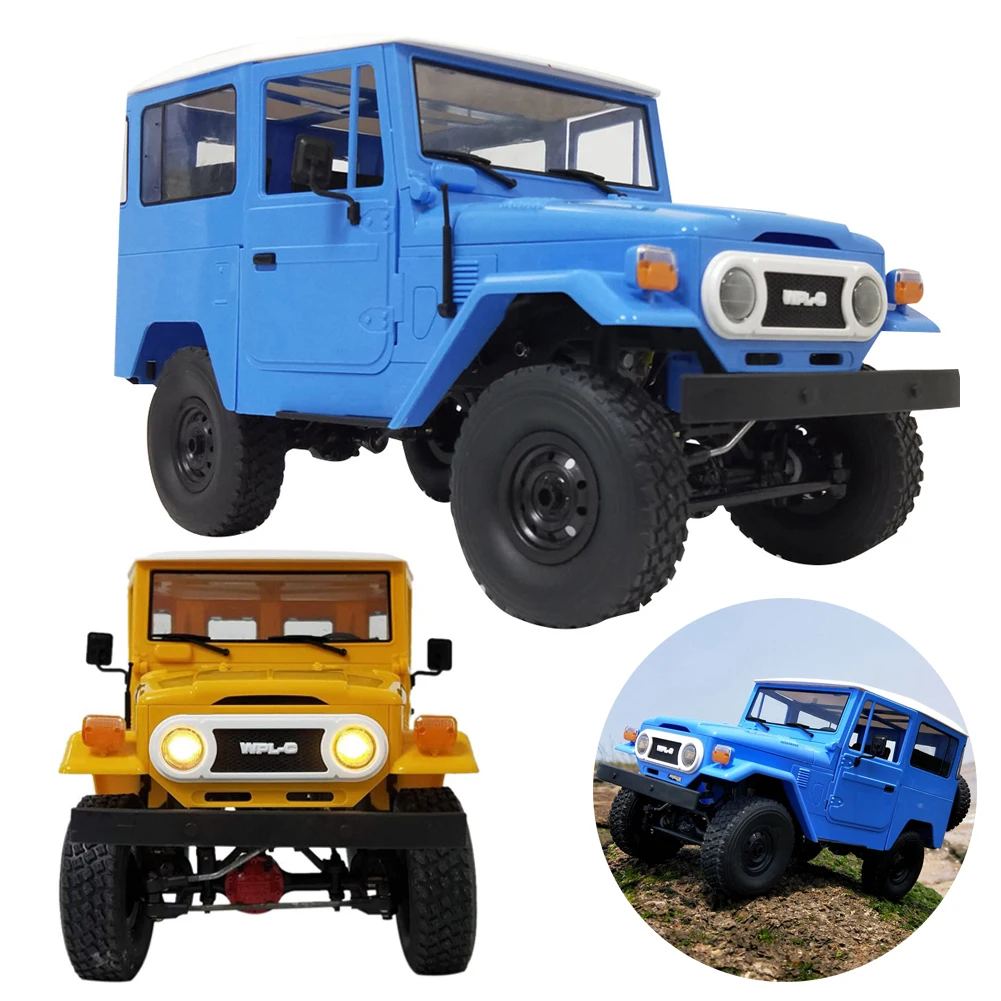 WPL C34 RTR 1/16 2,4G 4W RC автомобили Багги внедорожные грузовики FJ40 модель с светильник детская игрушка подарок резиновые шины подходит для альпинизма