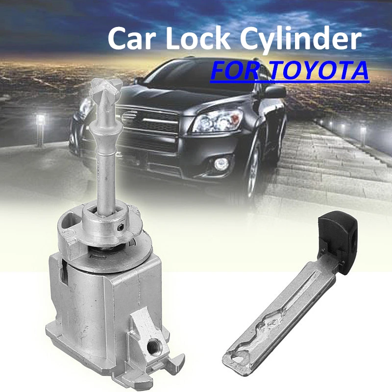 

One car door lock And One key Automobile door lock core for TOYOTA RAV4 Silver Automobile lock core
