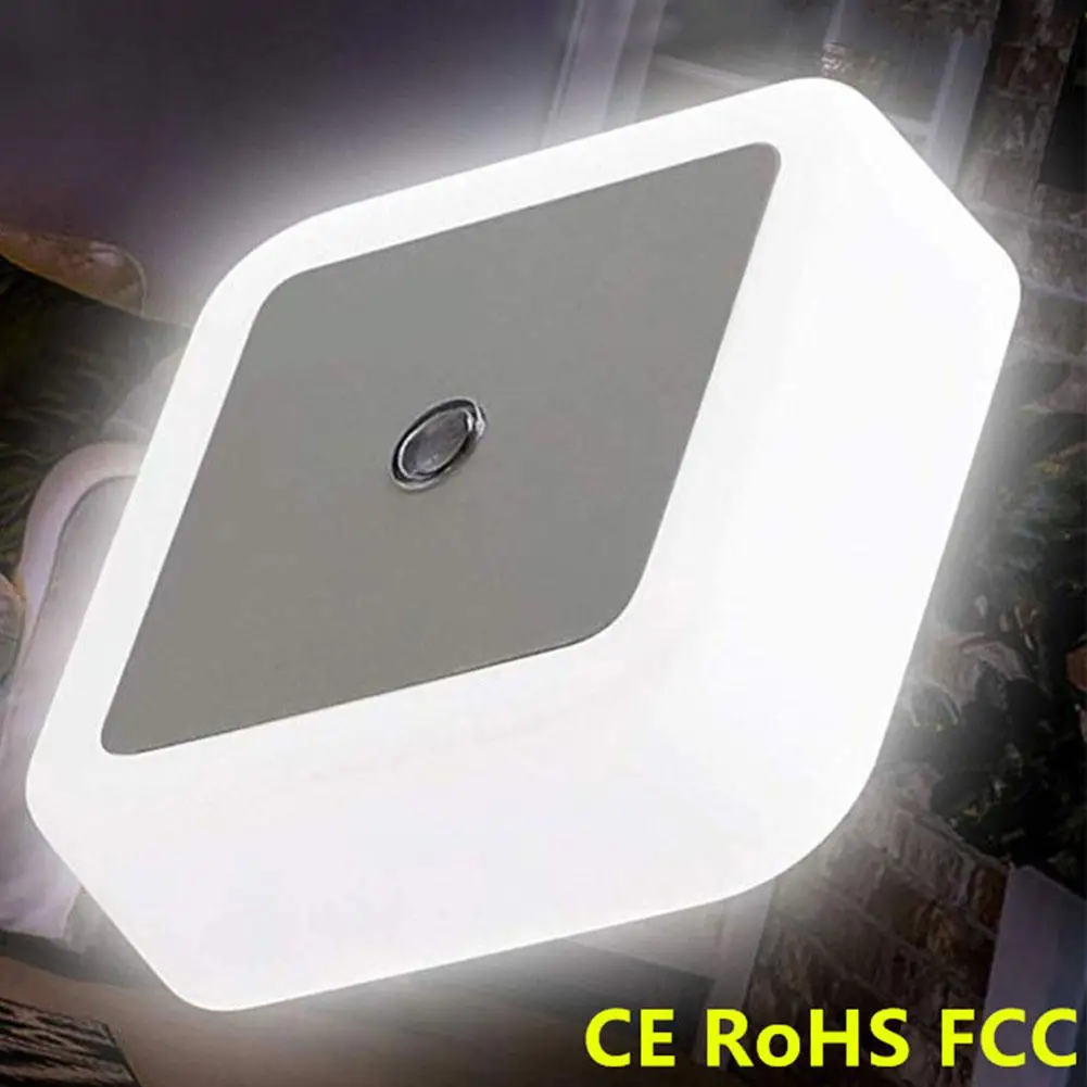 

LED Night Light Control Light Sensor Energy Saving Soft Light Night Lamp For Bedroom Home Aisles Use Wake Up Night Light