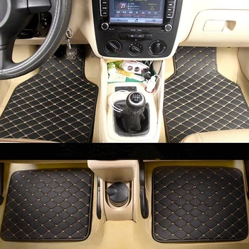 

Universal car floor mats for bmw all models g30 e90 f01 f10 f11 f25 f30 x1 x3 f25 x5 f15 e34 e60 e65 e70 e83 leather car mats
