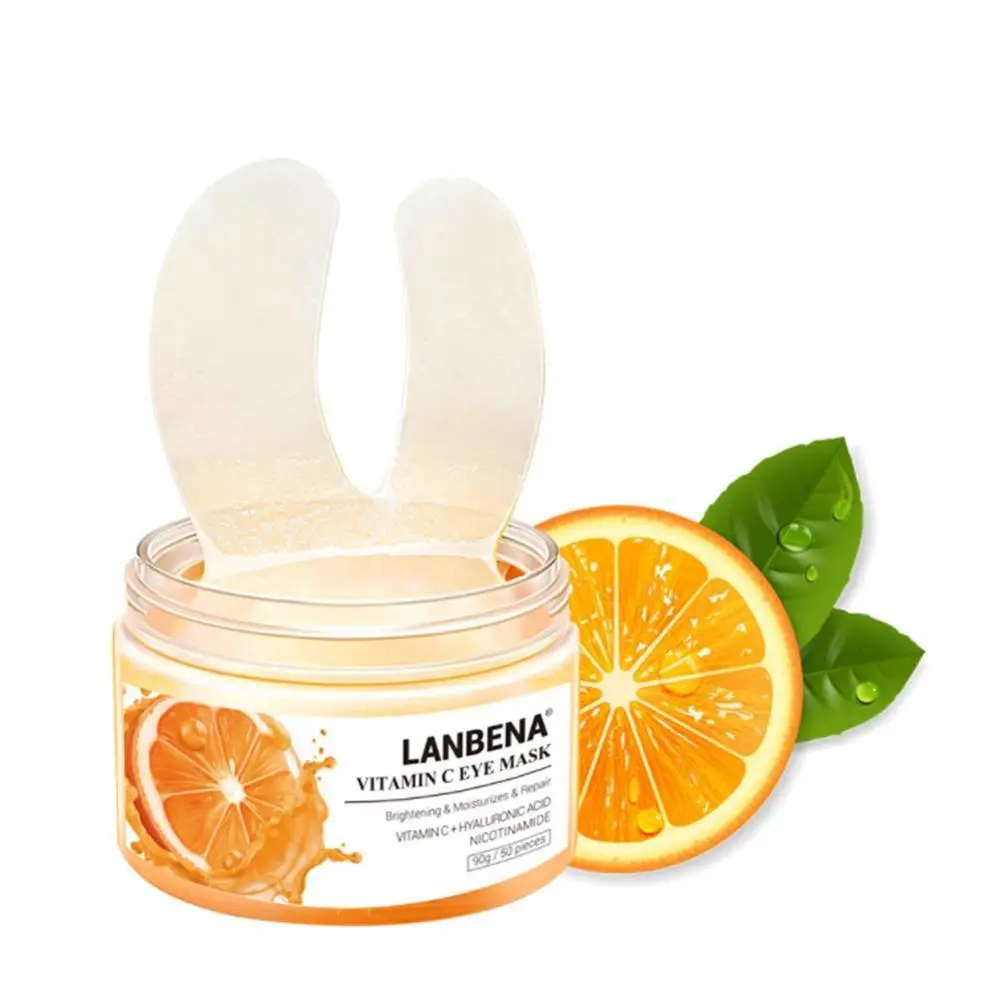 LANBENA VC маска для глаз кислотные патчи для глаз уменьшает темные круги сумки питают укрепляющий уход за кожей