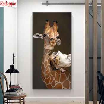 

diy Diamond Painting Nordic Animal Art Giraffe 5D diamond mosaic full square drill diamond embroidery cross stitch picture