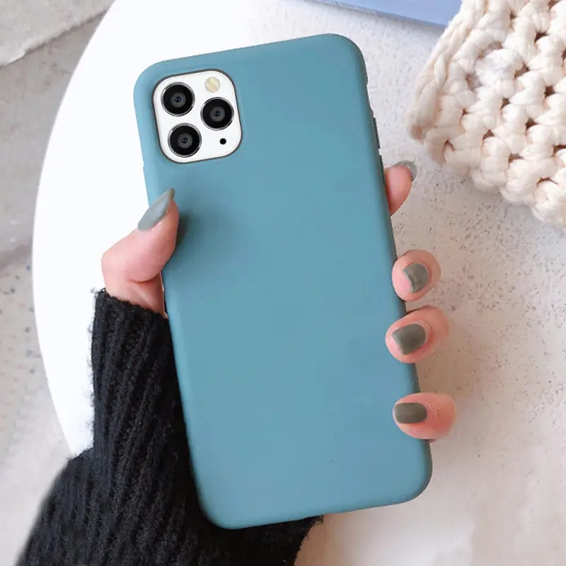 5018LBE Lovebay карамельный цвет силиконовый чехол для iPhone 11 чехол для iPhone 7 8 6 6s Plus 11 Pro X XR XS Max чехол для телефона простой мягкий ТПУ задний Чехол - Цвет: 5018LBE
