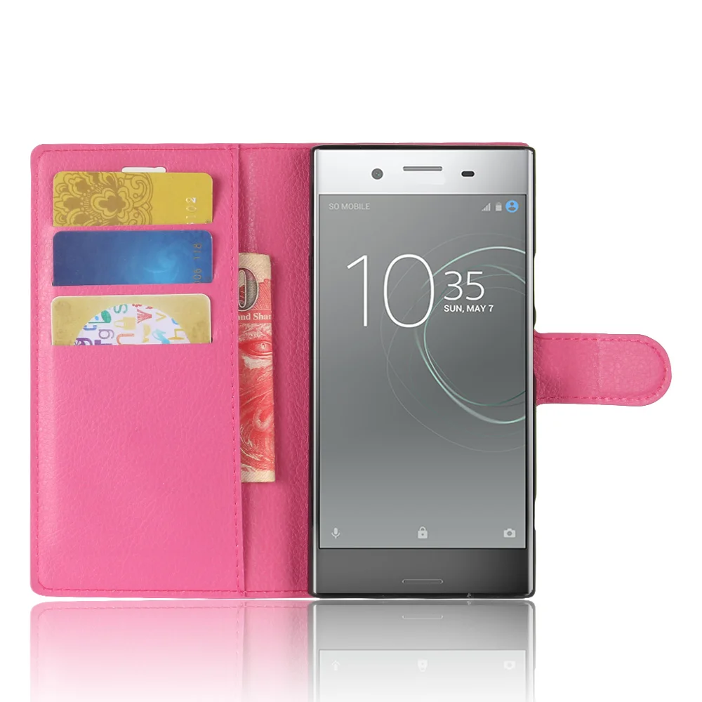 Чехол для телефона для sony Xperia XZ1 Компактный флип PU кожаный чехол силиконовый чехол для sony XZ1C кошелек смартфон Чехол Coque Funda