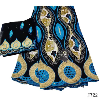 

2019 New Fashion Swiss Lace Fabric Blue African New Design Lace Fabric French Lace For Women/Man Clothing HA722