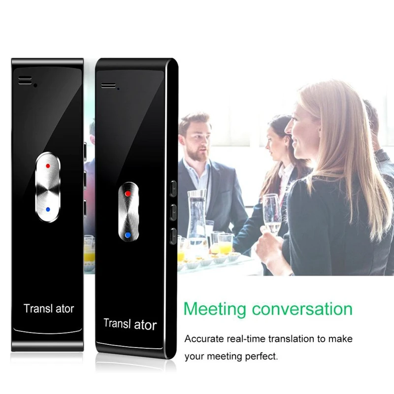 T8S Portable Voice Translator Real-Time Translation Travel Meeting Instant Intelligent Language Interpreter Machine