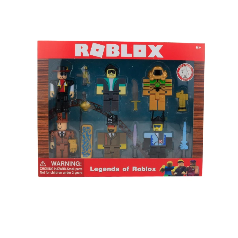 Legends of ROBLOX, шесть фигурок в упаковке, 7 см, модель куклы для мальчиков, детские игрушки, коллекция фигурок jugetes, рождественский подарок для детей