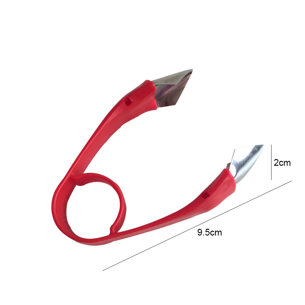 Средство для удаления томатных стеблей, сердцевины, клубники, Халлер, аксессуары для еды, Удаление листьев, разделенный кухонный инструмент, зажим для листьев
