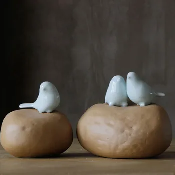 

Nordic Art Ceramic Bird Decoration Living Room Entrance TV Cabinet Hotel Crafts Furnishings Modern Home Decoration Accessories