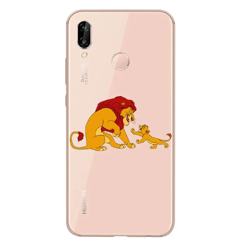 TPU Мягкий ТПУ чехол Lion King Pumba Hakuna Matata для huawei P8L P20L P20LITE P30 mate 8 10 mate 20Por RS P10PIUS P9 - Цвет: TPU