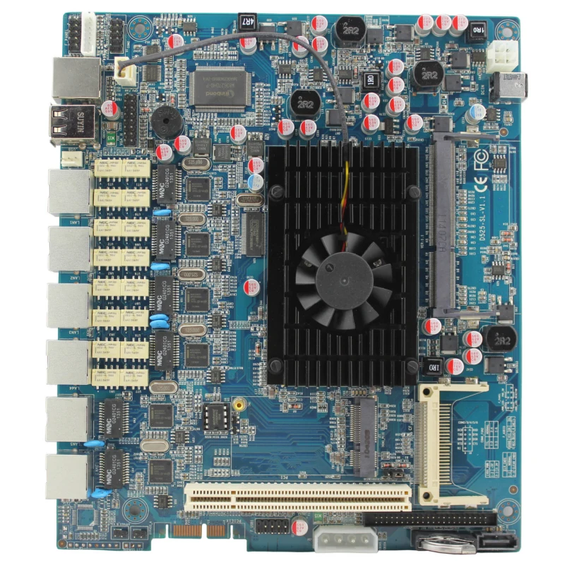Дешевая материнская плата DDR3 ATOM D525 с 6 * LAN PCIE COM|Материнские платы| |