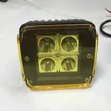 12 Вт автомобильный квадратный с крышкой рабочий свет прожекторы внедорожник точечная лампа модификация лампы вспомогательный прожектор