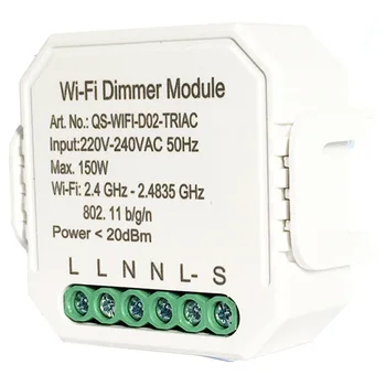 

Smart Wifi Switch Module, Smart Remote Wifi Switch Compatible with Home and Alexa, IFTTT, Support Voice Control and Setting Sche