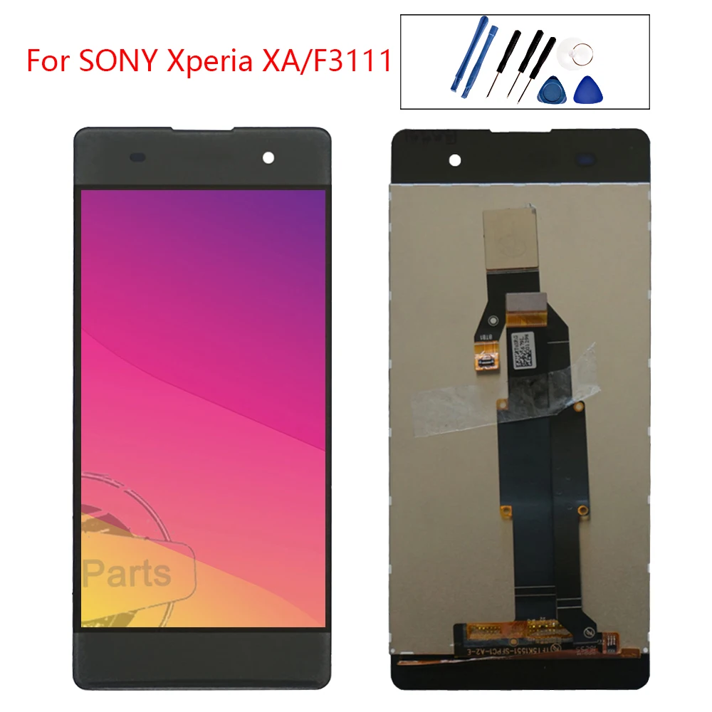 5 0 ''сенсорный экран для SONY Xperia XA Lcd дисплей с рамкой F3111 F3112 F3116 F3115 LCD