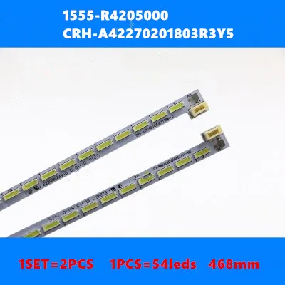LED Backlight strip lamp For REL420FY 42E710U 42E510E REL420WY Shi nw On 2D01007 2D01008 1555-R4205000 CRH-A42270201803R3Y5 | Лампы и