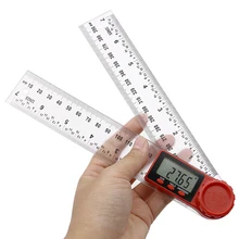 Protable Digital Meter Angle Inclinometer Angle Digital Ruler  Goniometer Protractor Angle finder Measuring Tool 0-200mm miter saw protractor abs digital protractor ruler inclinometer goniometer mitre saw angle meter level measuring tool