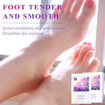 

BAIMISS Foot Skin Care Peeling Off Mask Moisturizing Nourishing Feet Patch Dead Skin Removal Whitening Repair Exfoliating Socks