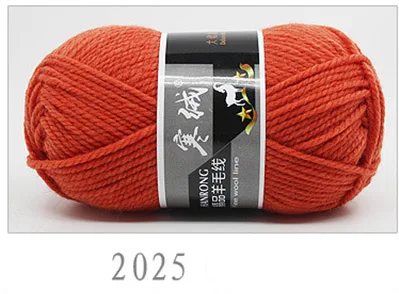 100 г/шар DIY мягкая Толстая шерстяная пряжа для вязания крючком ручная кашемировая пряжа для вязания шерстяная пряжа для свитера - Цвет: 2025