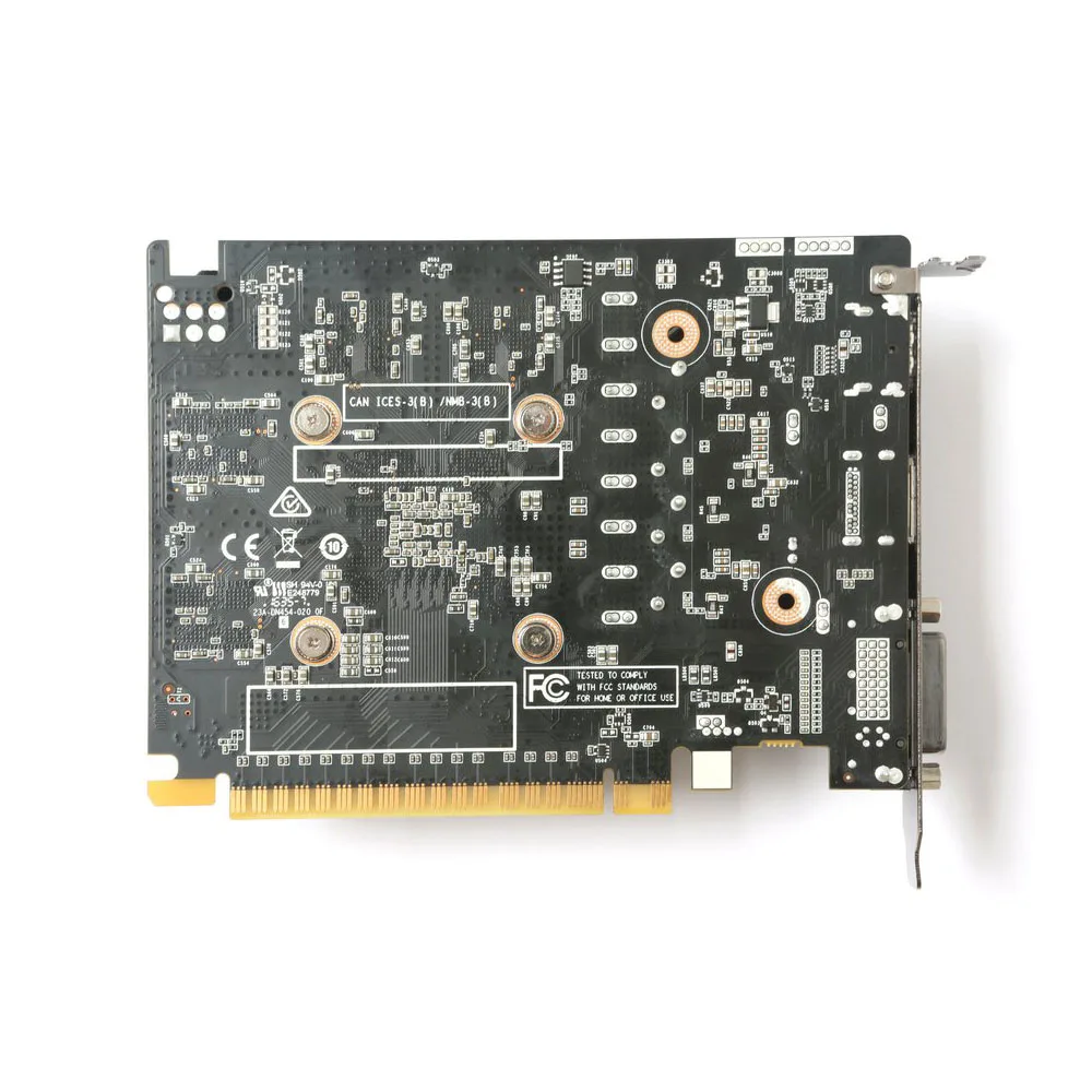 ZOTAC графическая карта NVIDIA GTX 1050 Mini 2GB GDDR5 игровой ПК Видеокарта mini 128 Bit HDMI