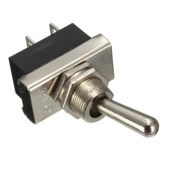 

5pcs Two Terminal Heavy Metal Toggle Switches ON/OFF Kit Car 12V 25AMP Low Price New