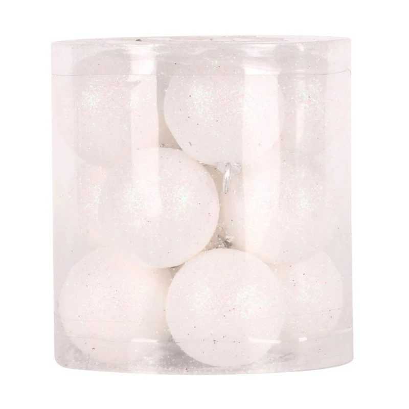 thumbnail image 1 of 12 piezas/lote de adornos navideños de bolas para árbol de Navidad, adornos redondos para fiestas, festivales, productos para el hogar, dulces, 1 of 5