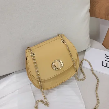 

2020 New Style Cool Saddle Bag Chain Shoulder WOMEN'S Bag