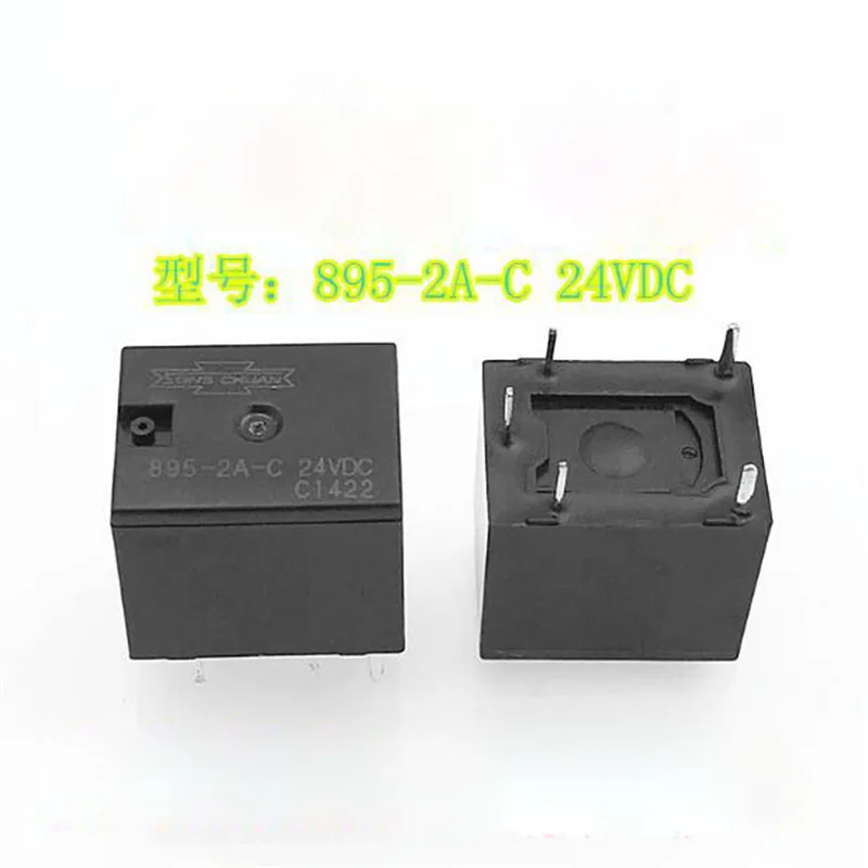 Авто 24В РЕЛЕ 895-2A-C 8952AC 895 2A C 24VDC 5PIN