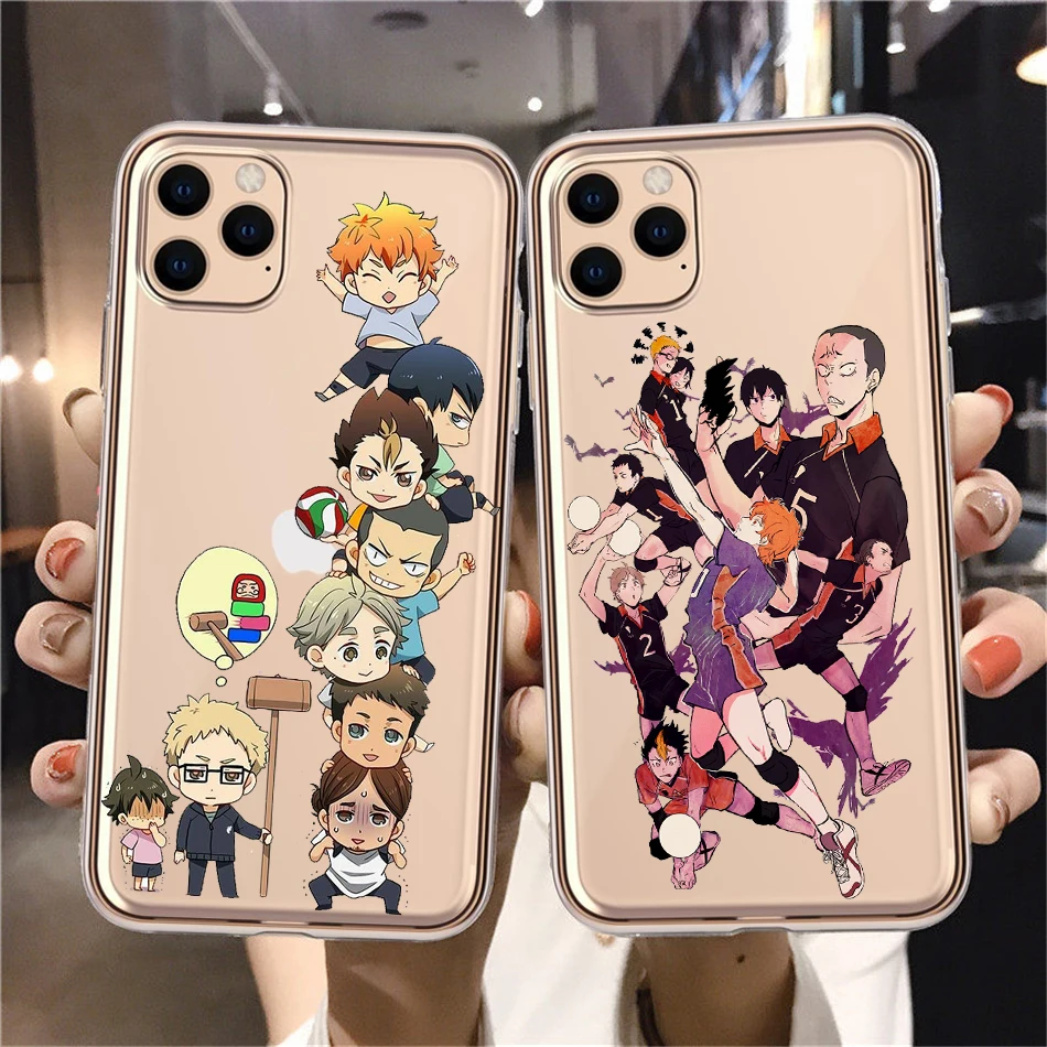 Чехол Haikyuu Hinata для iPhone 12 13 11 Pro X XS MAX 6 7 8 Plus XR 2020SE | Мобильные телефоны и аксессуары