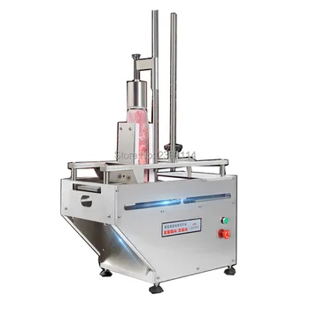 

Commercial Frozen Meat Slicer Machine double roll Meat Cutting Fat Cattle Mutton Roll Slicer thickness adjustable Planer