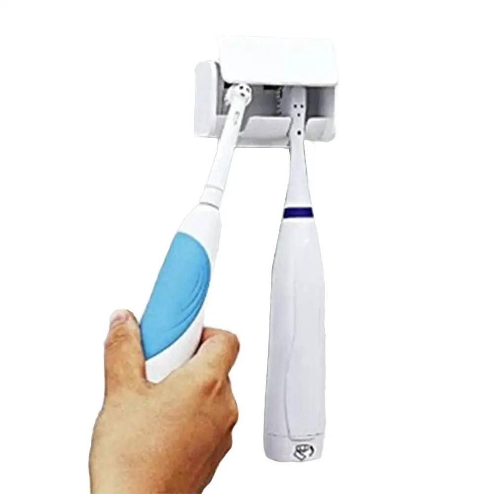 Настенный держатель для зубных щеток с 2 головками и защитой от пыли аксессуары