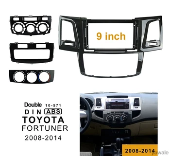 

9" Car radio Fascia Frame Facials Install Panel Dashboard Trim Kit for Toyota Fortuner Hilux SW4 2012-2015