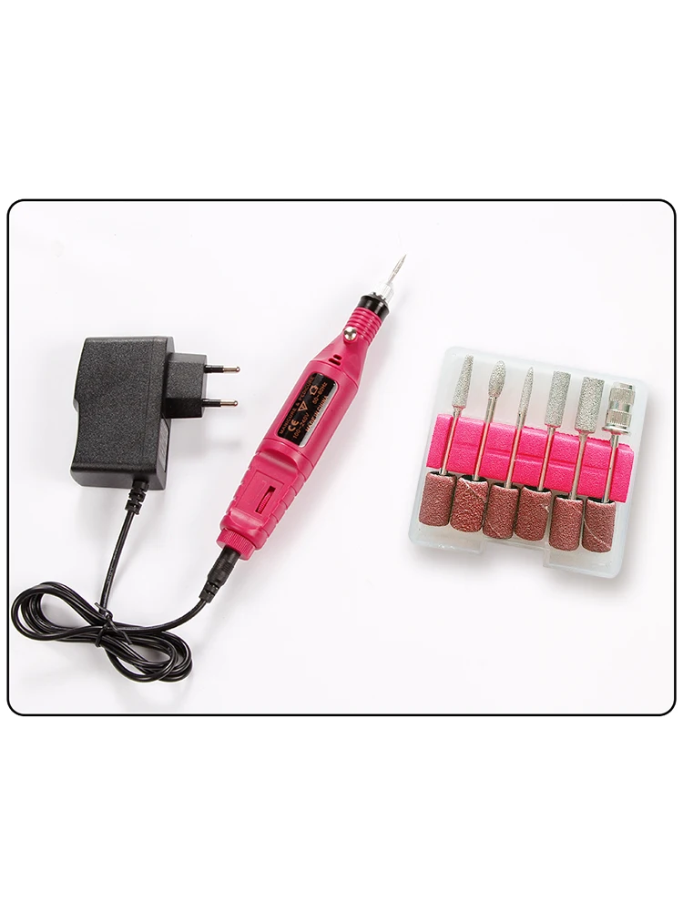 USB маникюрный аппарат для педикюра, электрические сверла для ногтей, набор фрез, керамический гель для удаления ногтей