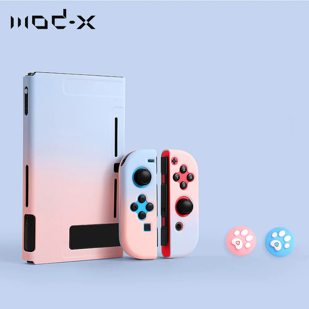 Mod X for Nintendo Switch Case NS Console Protective Hard Case Shell for NintendoSwitch JoyCon Joy Con Mix Colorful Pink Cover|Cases|   - AliExpress
