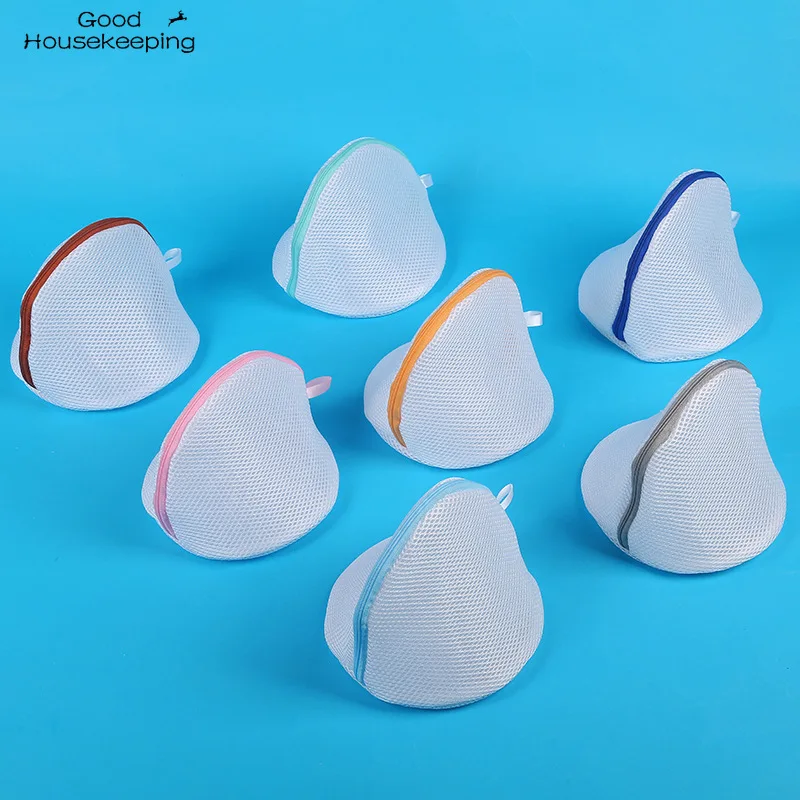 Moderno sujetador de mujer, colada protector de lavado para medias y ropa interior proteger bolsa de malla