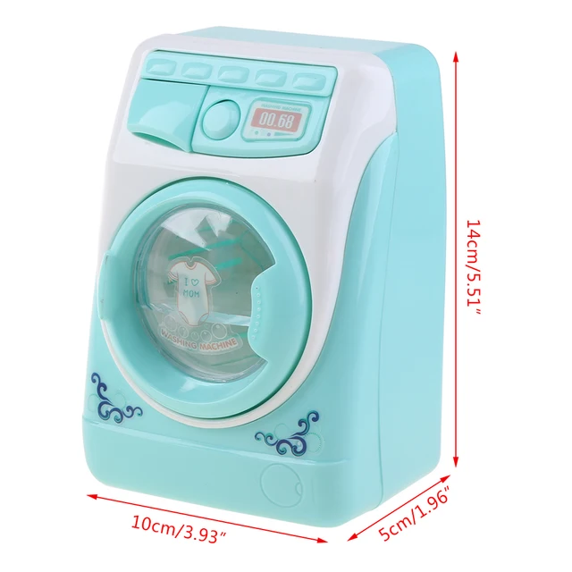 Mini Pretend Play Toy Simulation Washing Machine Toys Children Can Filling Water Kitchen Gift 2