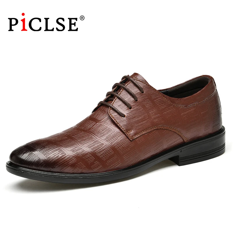 

Luxury Brand Business Dress Shoes Genuine Leather Men Shoes Black Formal Leather Shoes Moccasins Oxford Shoes For Men Flat shoes